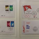 Olympische Spiele 1972, große Motivsammlung in 4 Vordrucken