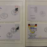 Olympische Spiele 1972, große Motivsammlung in 4 Vordrucken