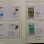 Olympische Spiele 1972, große Motivsammlung in 4 Vordrucken