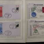 Olympische Spiele 1972, große Motivsammlung in 4 Vordrucken