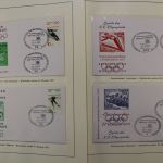 Olympische Spiele 1972, große Motivsammlung in 4 Vordrucken