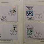 Olympische Spiele 1972, große Motivsammlung in 4 Vordrucken