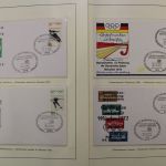 Olympische Spiele 1972, große Motivsammlung in 4 Vordrucken