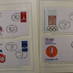 Olympische Spiele 1972, große Motivsammlung in 4 Vordrucken