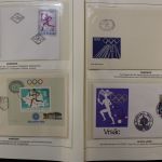 Olympische Spiele 1972, große Motivsammlung in 4 Vordrucken