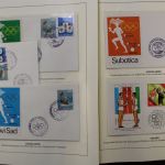 Olympische Spiele 1972, große Motivsammlung in 4 Vordrucken