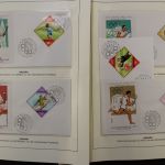 Olympische Spiele 1972, große Motivsammlung in 4 Vordrucken