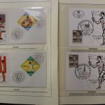 Olympische Spiele 1972, große Motivsammlung in 4 Vordrucken