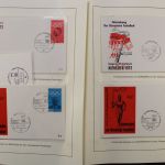 Olympische Spiele 1972, große Motivsammlung in 4 Vordrucken