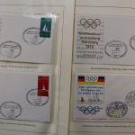 Olympische Spiele 1972, große Motivsammlung in 4 Vordrucken