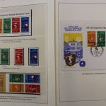Olympische Spiele 1972, große Motivsammlung in 4 Vordrucken