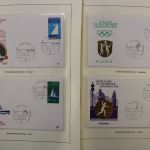 Olympische Spiele 1972, große Motivsammlung in 4 Vordrucken