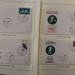 Olympische Spiele 1972, große Motivsammlung in 4 Vordrucken