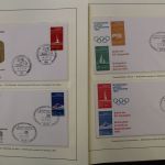 Olympische Spiele 1972, große Motivsammlung in 4 Vordrucken