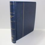 Leuchtturm, blauer Klemmbinder Luxus DL, Rückenprägung Deutsches Reich 1872-1932