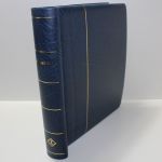 Leuchtturm, blauer Klemmbinder Luxus DL, Rückenprägung Deutsches Reich