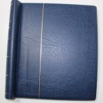 Leuchtturm, blauer Klemmbinder Luxus DL, Rückenprägung Deutsches Reich
