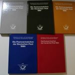 DDR postfrische Jahrbüchersammlung 1984-1988 in original Sammelkassette