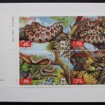 Ukraine, MiNr. 502-505 A im MH 1, postfrisch