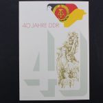 DDR, MiNr. 3279-3282 + Block 100 als ETB 3/1989, ESST