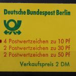 Berlin, MiNr. MH 10 b b mit Zählbalken, postfrisch
