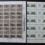 DDR, Partie Bögen und Zusammendruckbögen ab den 1950er Jahren