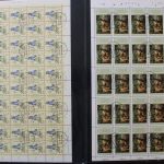 DDR, Partie Bögen und Zusammendruckbögen ab den 1950er Jahren