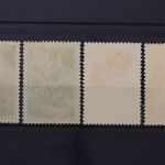 Sowjetunion, MiNr. 584-587, Falz