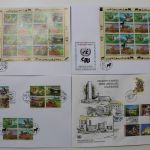 Vereinte Nationen, 39 großformatige FDC´s bzw. Triobriefe