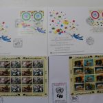 Vereinte Nationen, 39 großformatige FDC´s bzw. Triobriefe