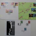 Vereinte Nationen, 39 großformatige FDC´s bzw. Triobriefe