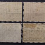 Sowjetunion, MiNr. 385-388, Falz