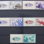 Frankreich, MiNr. VI - X links Zierfelder, postfrisch