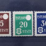 Estland, MiNr. 1-3 y, postfrisch, BPP Signatur
