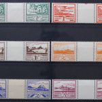 Jersey, MiNr. 3-8 y mit Zwischensteg, postfrisch