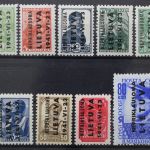 Litauen, MiNr. 1-9, postfrisch