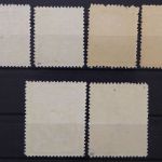 Russland, MiNr. 10-11 x, 12 x + y, 14-15 A, postfrisch