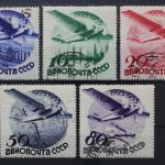 Sowjetunion, MiNr. 462-466 Y, gestempelt