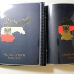 Leuchtturm, 2 blaue Drehstabbinder (DR 1871-1918 + DR 1918-1933)