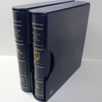 Leuchtturm, 2 blaue Drehstabbinder (DR 1871-1918 + DR 1918-1933)