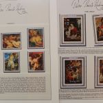 Motivsammlung "400. Geb. von Peter Paul Rubens" in 6 Vordruckalben