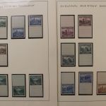 Böhmen & Mähren Spezialsammlung Leerfelder, Zwischenstegpaare .....