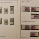 Böhmen & Mähren Spezialsammlung Leerfelder, Zwischenstegpaare .....
