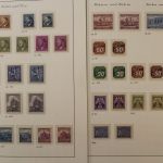Böhmen & Mähren Spezialsammlung Leerfelder, Zwischenstegpaare .....