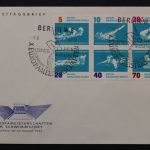DDR, MiNr. 909-912 Sechserblock, FDC