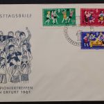 DDR, MiNr. 827-829, FDC