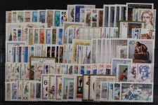 Berlin, MiNr. 750-879, Jahrgänge 1986-1990, gestempelt