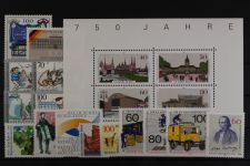 Berlin, MiNr. 750-879, Jahrgänge 1986-1990, gestempelt