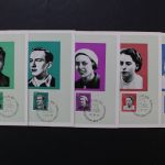 DDR, MiNr. 808-812, Maximumkarten