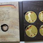 Medaillen-Posten mit 5 Kassetten und 1 Klappalbum